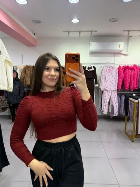 Cropped Modal Detalhe Quadrados Bordo