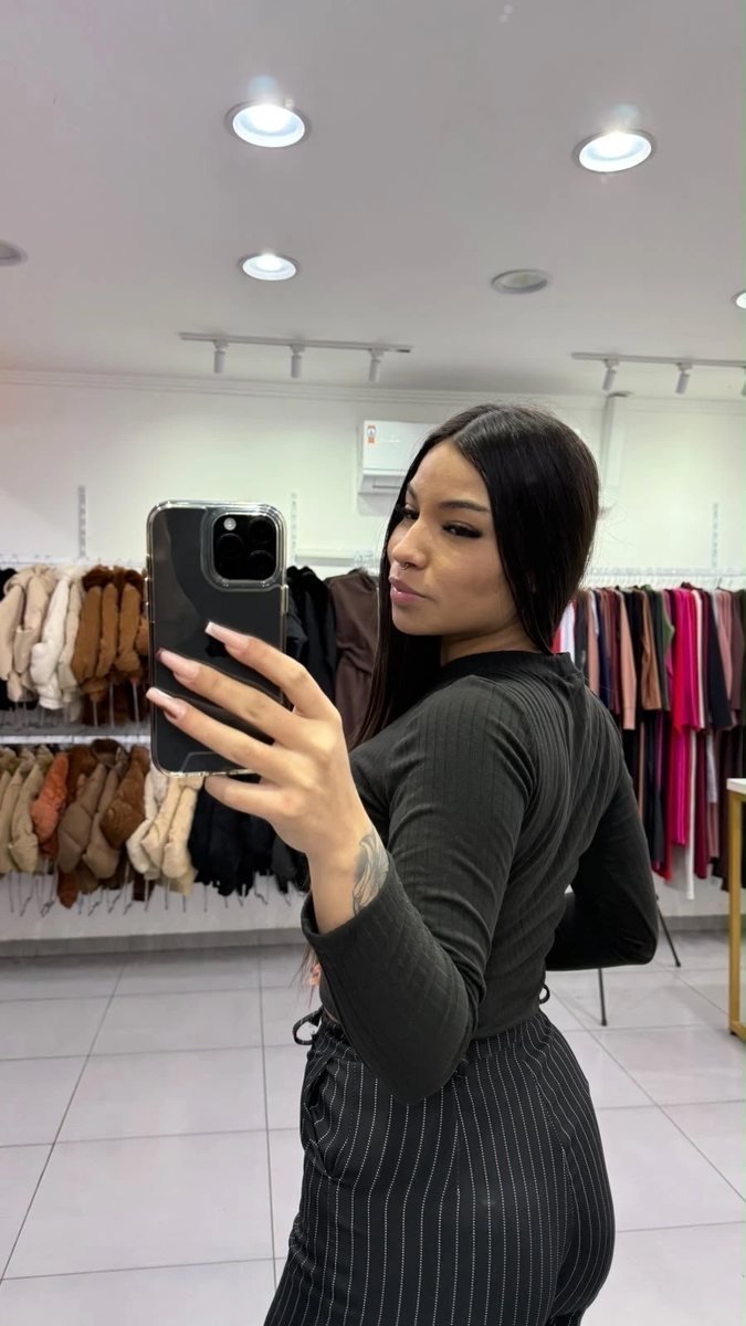 Cropped Canelado Fino Básico, foto 2