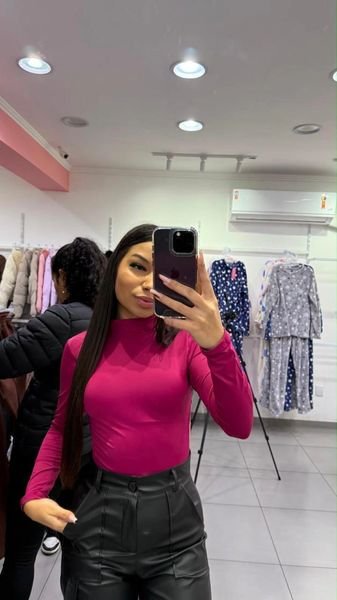 Body Poliamida Com Gola Costa Nua Bordo