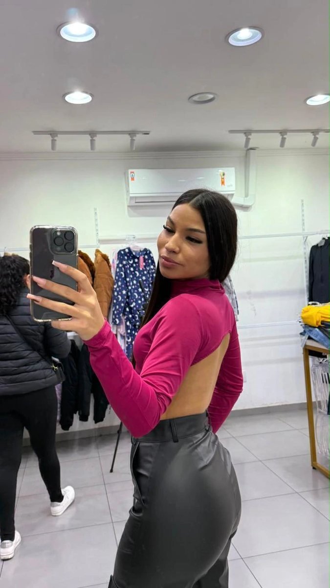 Body Poliamida Com Gola Costa Nua Bordo, foto 2