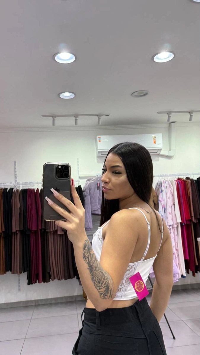 Cropped Corset Renda Branco, foto 2