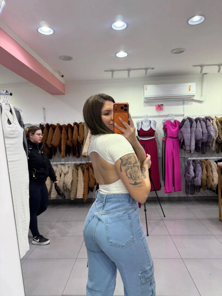 Body Poliamida Costa Nua E Manga Curta Off White, foto 2