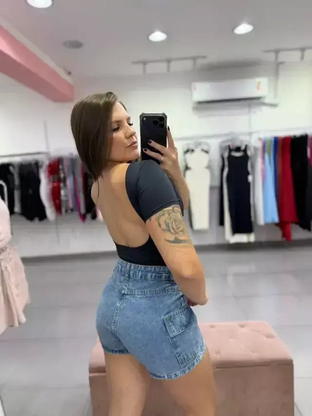 Body Poliamida Costa Nua E Manga Curta Preto, foto 2