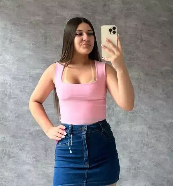 Body Suplex Regata Gola Redonda Rosa Claro