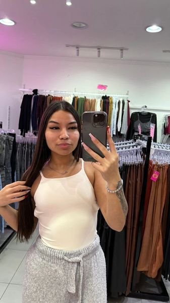 Body Serena Branco Com Amaração Nas Costas