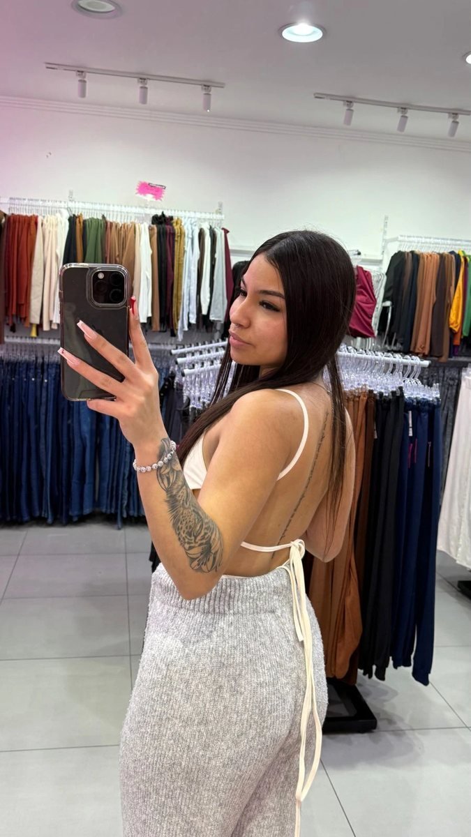 Body Serena Branco Com Amaração Nas Costas, foto 2