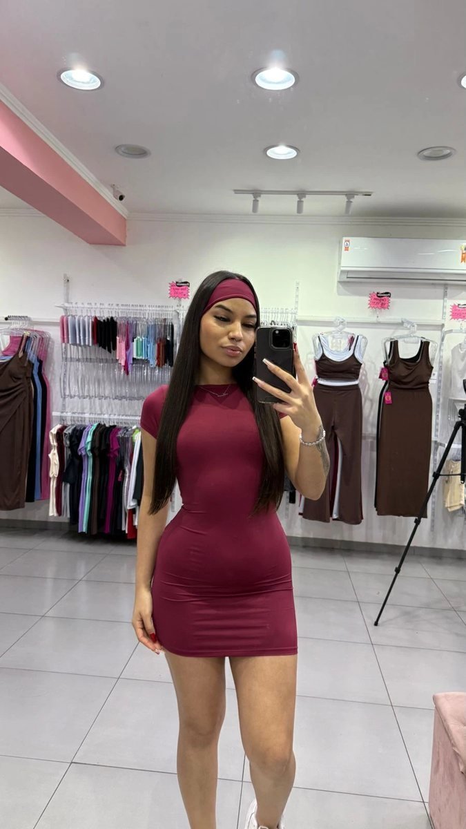 Vestido Curto Costa Nua Com Faixa Poliamida Bordo