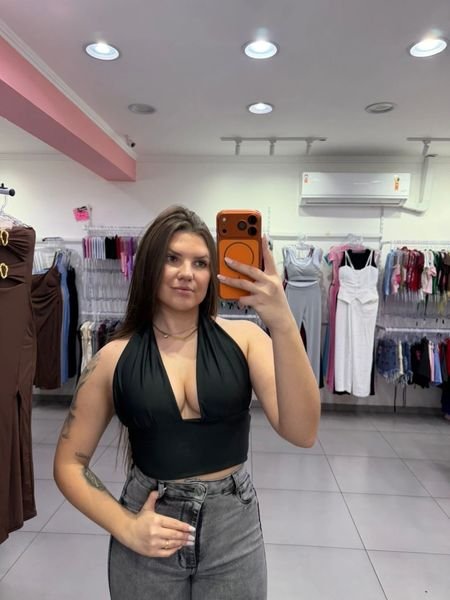 Cropped Luna Preto