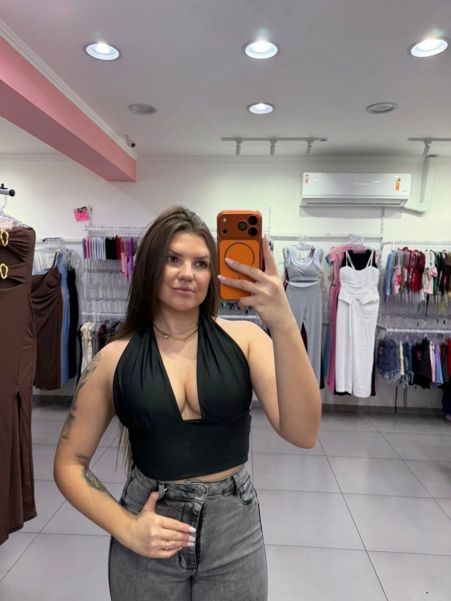 Cropped Luna Preto