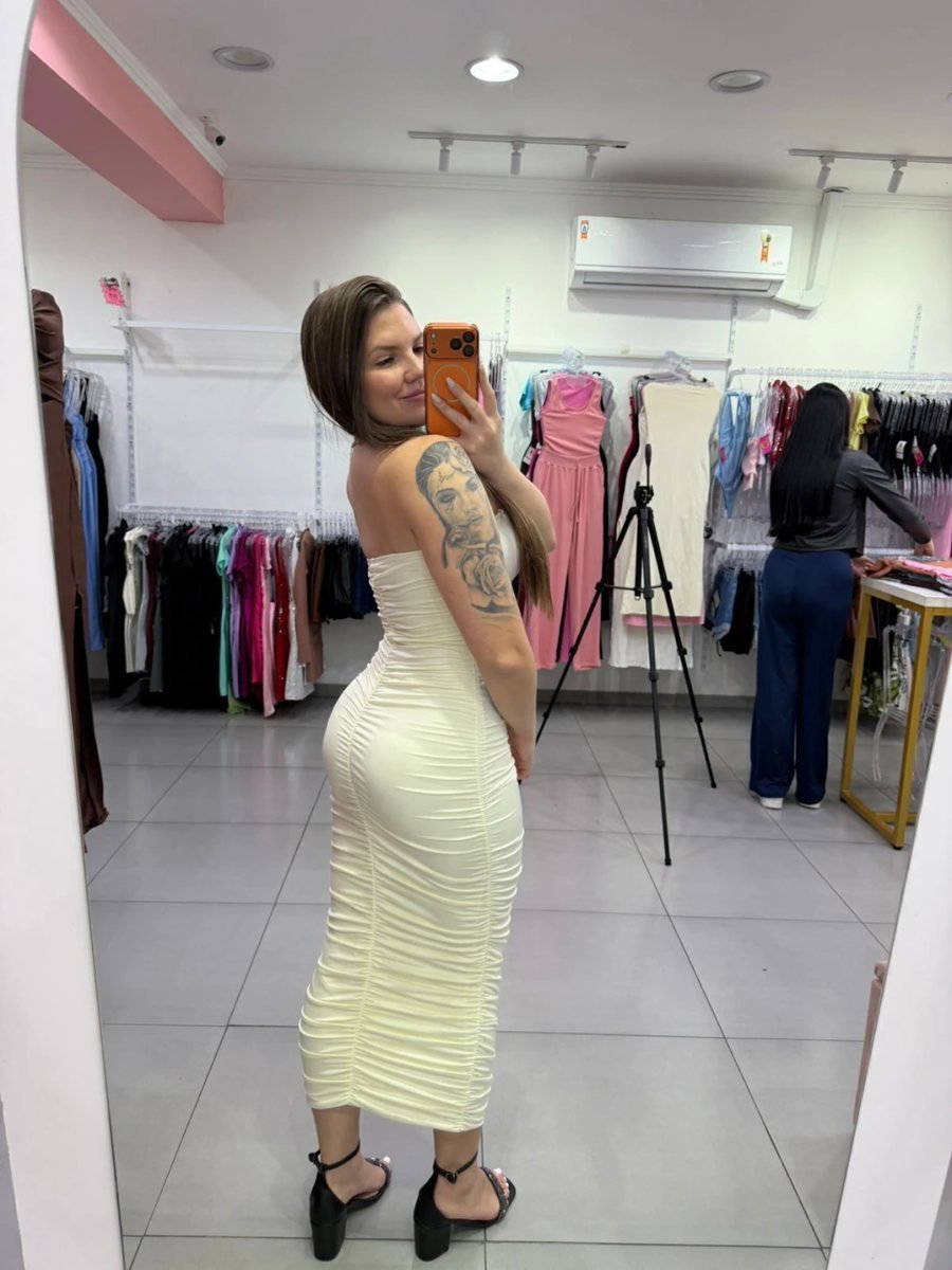 Vestido Suplex Premium Branco, foto 2