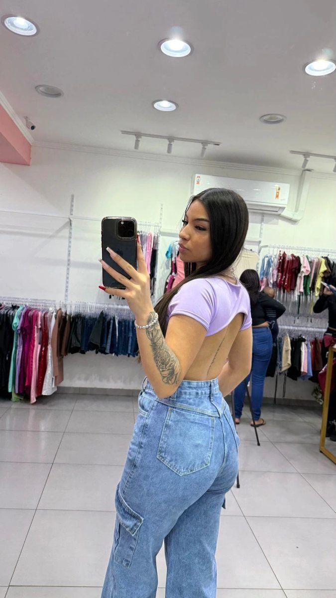 Body Charm Costa Nua Gola Redonda Lilas, foto 2