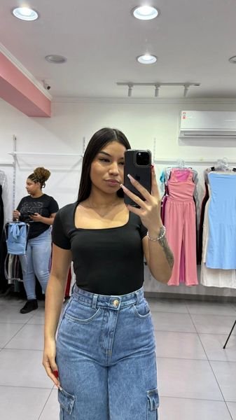 Body Chic Gola Quadrada Preto