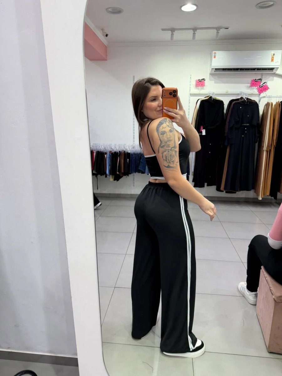 Conjunto Suplex Top e Calça Shape Preto, foto 2