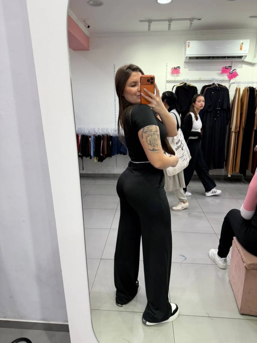 Conjunto Suplex Milani Com Cropped Manga Curta Preto, foto 2