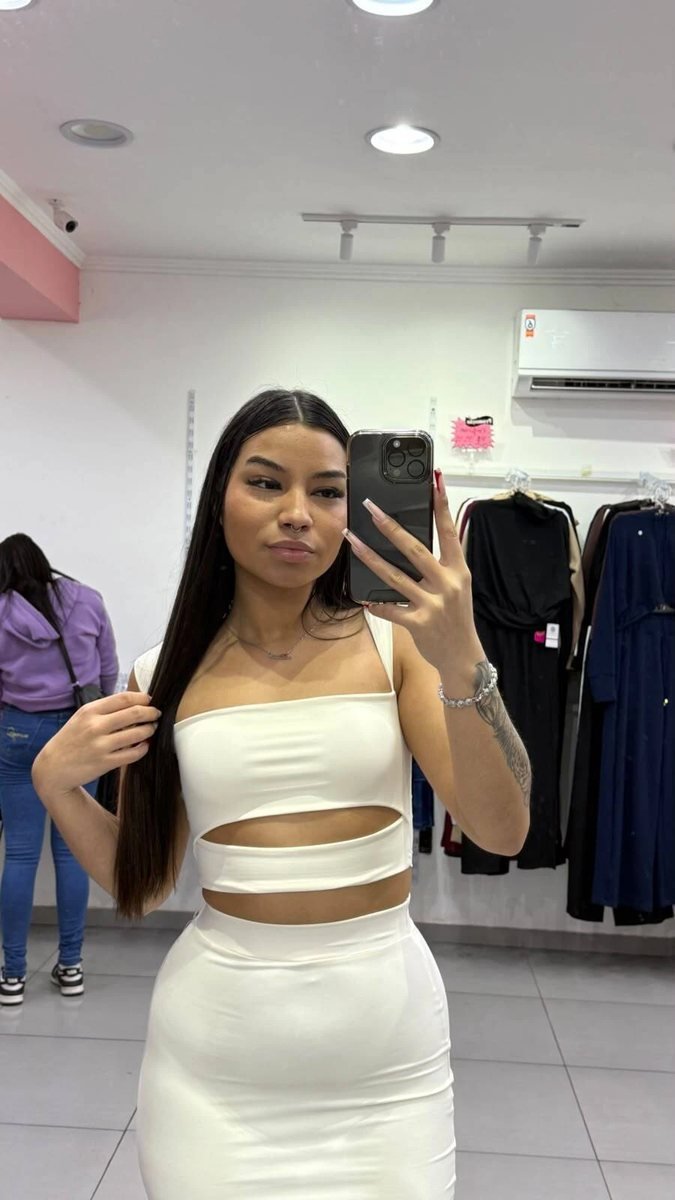 Cropped Honey Poliamida Branco