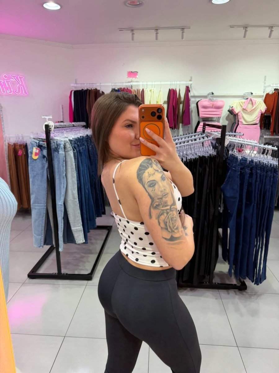 Cropped Poá Alça Fina Branco, foto 2