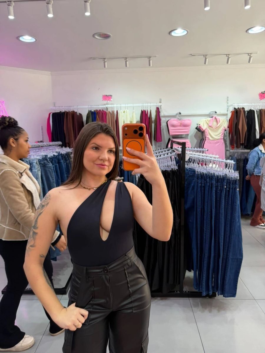 Body Poliamida Trio Style Preto, foto 2
