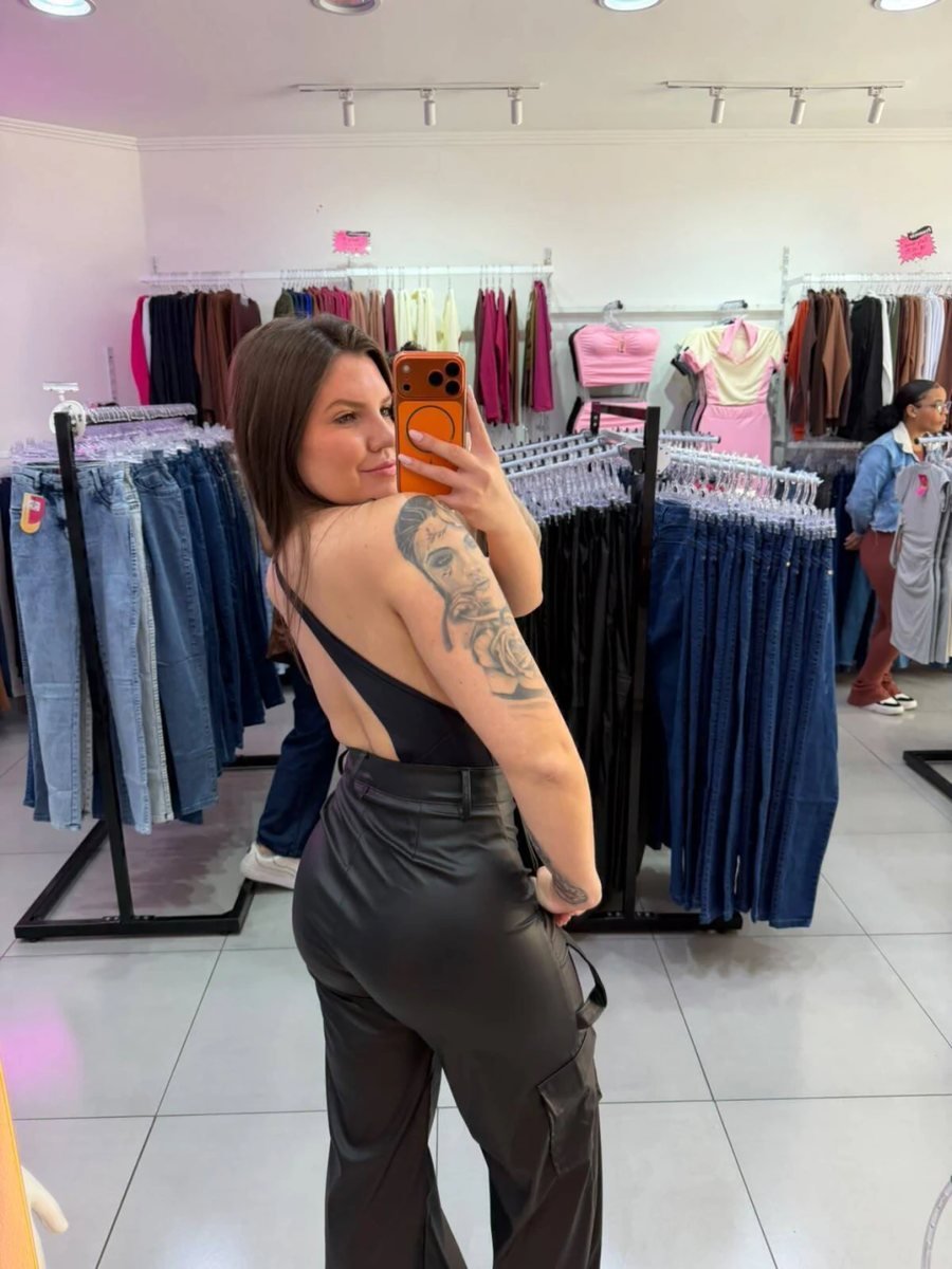 Body Poliamida Trio Style Preto, foto 4