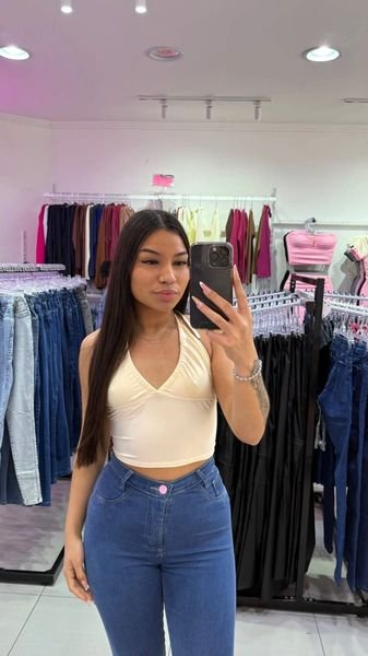 Cropped Charm Amarração Off White