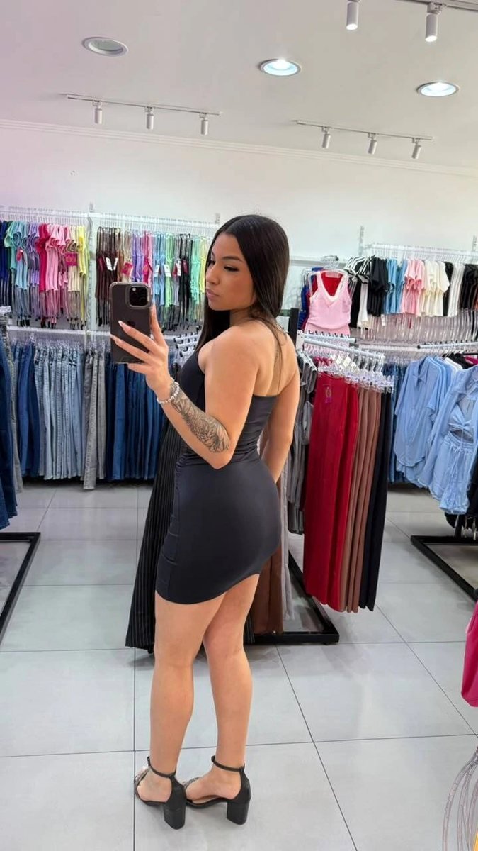Vestido Tubinho Tomara Que Caia Preto, foto 2