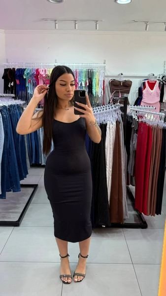 Vestido Luxxo Em Poliamida Com Costas Abertas E Bojo
