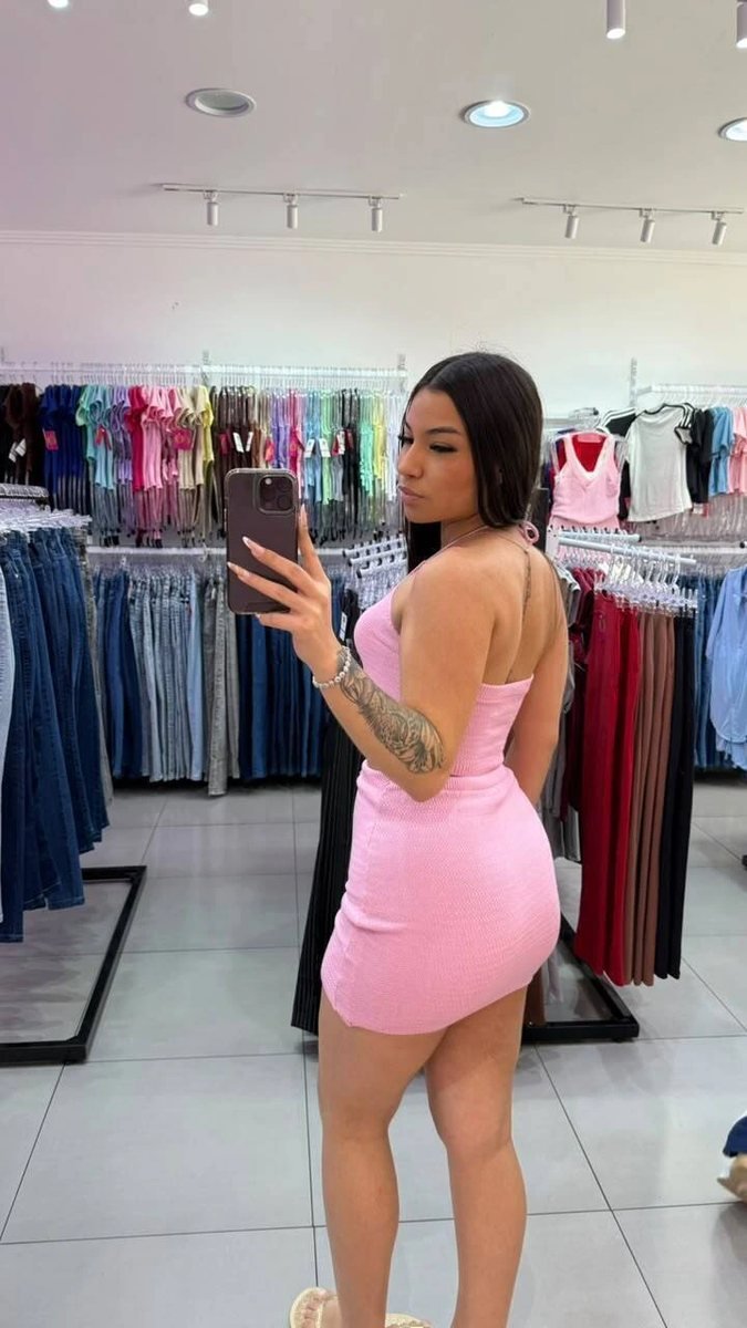 Conjunto Luxxo Croped Com Ajuste No Pescoço E Na Cintura Rosa, foto 2