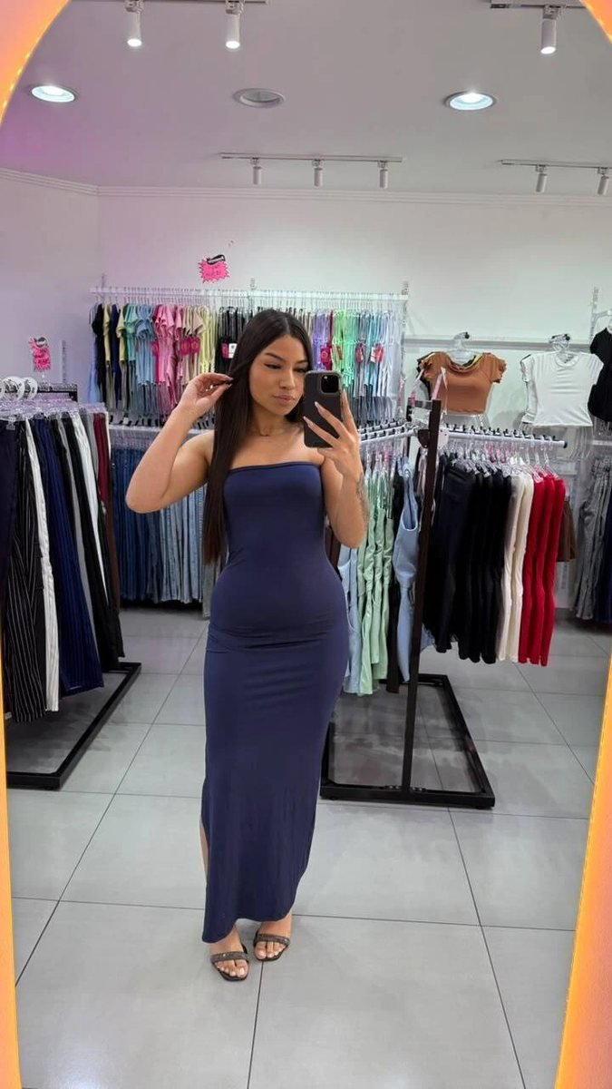 Vestido Suplex Tomara Que Caia AZUL MARINHO